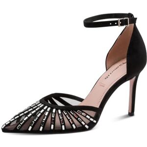 Tamaris Damen Pumps mit Stilettoabsatz, schwarz, 38 EU Tamaris Damen Pumps mit Stilettoabsatz, schwarz, 38 EU
