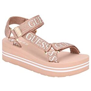 Guess Avin Keilsandalen für Damen, Roségold, 35 EU Guess Avin Keilsandalen für Damen, Roségold, 35 EU