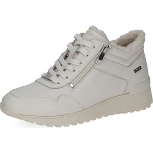 CAPRICE Damen Sneaker flach aus Leder Wasserabweisend, Cremefarben (Offwhite Nappa), 39 EU CAPRICE Damen Sneaker flach aus Leder Wasserabweisend, Cremefarben (Offwhite Nappa), 39 EU