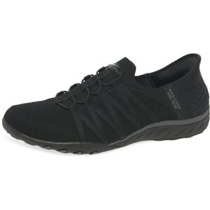 Skechers Damen Breathe Easy-Roll with Me Sneakers, Black Ripstop/Knit, 36 EU Skechers Damen Breathe Easy-Roll with Me Sneakers, Black Ripstop/Knit, 36 EU