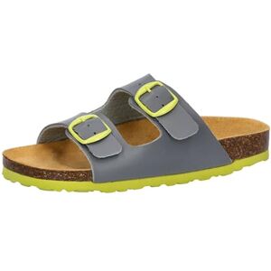 Lico Unisex Kinder Bioline Kids 2-schnaller Pantoletten, Grau Lemon, 30 EU Lico Unisex Kinder Bioline Kids 2-schnaller Pantoletten, Grau Lemon, 30 EU