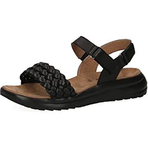 CAPRICE Leder Sandale Flach Schwarz H-Weite 28717 CAPRICE Leder Sandale Flach Schwarz H-Weite 28717