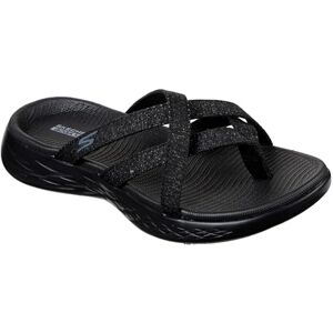 Skechers Damen ON-The-GO 600 Dainty Sandalen, Black/Gray Textile, 40 EU Skechers Damen ON-The-GO 600 Dainty Sandalen, Black/Gray Textile, 40 EU