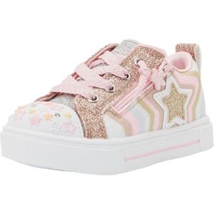 Skechers Twinkle Sparks Cosmic Burst Sneaker für Mädchen, Rotgoldener Synthetikbesatz, 7 UK Child Skechers Twinkle Sparks Cosmic Burst Sneaker für Mädchen, Rotgoldener Synthetikbesatz, 7 UK Child