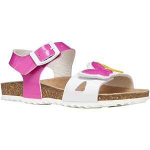 Geox J Adriel Girl A Sandal, Fuchsia/White, 33 EU Geox J Adriel Girl A Sandal, Fuchsia/White, 33 EU