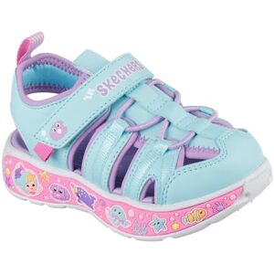 Skechers Mädchen Play Scene Splash-Cute Crew Sandalen, Türkis/Lavendel, 6 Toddler Skechers Mädchen Play Scene Splash-Cute Crew Sandalen, Türkis/Lavendel, 6 Toddler