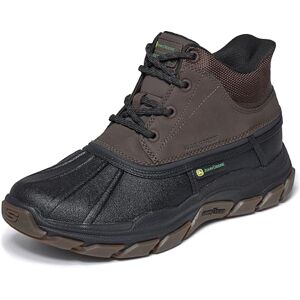 Skechers Herren Jdm Respected SwamperRain Boot, Duraleather Schokoladenleder, schwarzer Rand, 41.5 EU Skechers Herren Jdm Respected SwamperRain Boot, Duraleather Schokoladenleder, schwarzer Rand, 41.5 EU