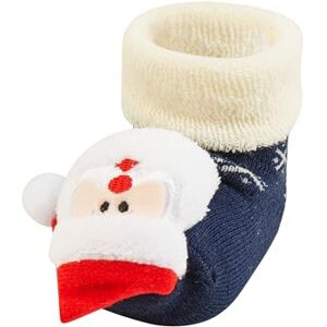 Sterntaler Baby Socken Unisex Rasselsocken – weiche Baumwollsocken mit Umschlag, Innenfutter und Nikolaus-Motiv – mit Rassel – marine, Größe 16 Sterntaler Baby Socken Unisex Rasselsocken – weiche Baumwollsocken mit Umschlag, Innenfutter und Nikolaus-Motiv – mit Rassel – marine, Größe 16