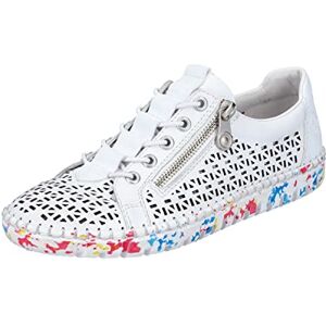 Rieker Damen Halbschuhe M2357-80 weiß Gr. 38 Rieker Damen Halbschuhe M2357-80 weiß Gr. 38