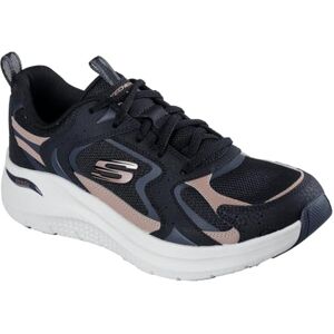 Skechers Damen Arch Fit 2.0 Vintage Luxe Sneaker, Black Leather Mesh Rosegold Trim, 37.5 EU Skechers Damen Arch Fit 2.0 Vintage Luxe Sneaker, Black Leather Mesh Rosegold Trim, 37.5 EU