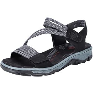 Rieker Damen Trekking-Sandalen 68871-00 schwarz Gr. 39 Rieker Damen Trekking-Sandalen 68871-00 schwarz Gr. 39