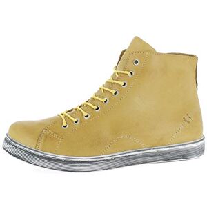 Andrea Conti Damen Schnürboots High Top Leder 0341500, Größe:40 EU, Farbe:Gelb Andrea Conti Damen Schnürboots High Top Leder 0341500, Größe:40 EU, Farbe:Gelb