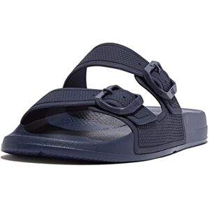 Fitflop Women's Iqushion Two-bar Buckle Slides Sandal, Midnight Navy (Marineblau), 38 EU Fitflop Women's Iqushion Two-bar Buckle Slides Sandal, Midnight Navy (Marineblau), 38 EU