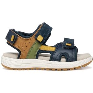 Geox JUNIOR BOY J SANDAL ALBEN BOY A SANDALS NAVY/OCHRE 28_EU Geox JUNIOR BOY J SANDAL ALBEN BOY A SANDALS NAVY/OCHRE 28_EU