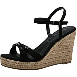 Tamaris Damen 1-1-28025-30 Keilsandale, Schwarz, 37 EU Tamaris Damen 1-1-28025-30 Keilsandale, Schwarz, 37 EU
