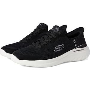 Skechers Herren Bounder 2.0 Emerged Slip-InTurnschuhe, Black Mesh/White Synthetic, 44 EU Skechers Herren Bounder 2.0 Emerged Slip-InTurnschuhe, Black Mesh/White Synthetic, 44 EU
