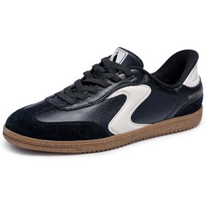 Skechers Damen Hotshot Perfect Choice Sneaker, Schwarzer Duraleather weißer Lederbesatz, 39 EU Skechers Damen Hotshot Perfect Choice Sneaker, Schwarzer Duraleather weißer Lederbesatz, 39 EU