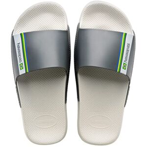 Havaianas Unisex Slide Brasil Slide Sandalen, weiß, 37/38 EU Havaianas Unisex Slide Brasil Slide Sandalen, weiß, 37/38 EU
