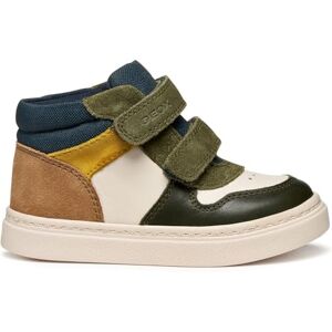 Geox Baby B NASHIK Boy Sneakers LT Ivory/DK Green 26_EU Geox Baby B NASHIK Boy Sneakers LT Ivory/DK Green 26_EU