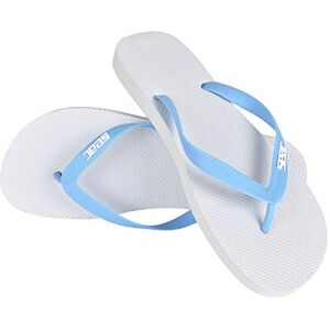 SEAC Ohau, Gummi-Zehentrenner für Meer, Pool, Strand und Boot, weiß/blau, 45/46 SEAC Ohau, Gummi-Zehentrenner für Meer, Pool, Strand und Boot, weiß/blau, 45/46