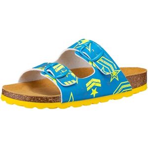 Lico Jungen Bioline Top Hausschuh, Blau/ Gelb, 34 EU Lico Jungen Bioline Top Hausschuh, Blau/ Gelb, 34 EU