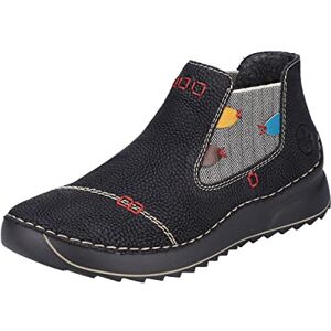 Rieker Damen 51592 Mode Stiefel, Black 00, 41 EU Rieker Damen 51592 Mode Stiefel, Black 00, 41 EU
