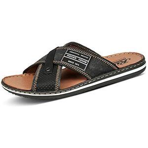 Rieker 21064-01, Herren Pantoletten, Schwarz (schwarz/anthrazit 01), 45 EU (10.5 UK) Rieker 21064-01, Herren Pantoletten, Schwarz (schwarz/anthrazit 01), 45 EU (10.5 UK)