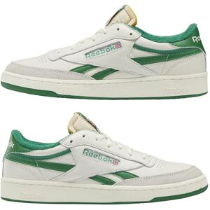 Reebok Herren Club C Revenge Vintage Sneaker, Chalk/Paperwhite/Glen Green, 40.5 EU Reebok Herren Club C Revenge Vintage Sneaker, Chalk/Paperwhite/Glen Green, 40.5 EU