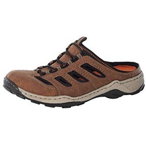 Rieker Herren 8096 Slipper, Braun Kombi,44 EU Rieker Herren 8096 Slipper, Braun Kombi,44 EU