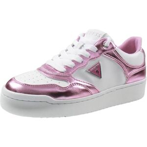 Guess Damen Miram Sneaker, Weiß/Rosa 143, 38 EU Guess Damen Miram Sneaker, Weiß/Rosa 143, 38 EU