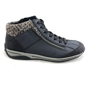 Rieker Damen Stiefeletten L5223, Frauen Schnürstiefelette, Freizeit leger Stiefel Chukka Boot halbstiefel,blau-kombi ,39 EU / 6 UK Rieker Damen Stiefeletten L5223, Frauen Schnürstiefelette, Freizeit leger Stiefel Chukka Boot halbstiefel,blau-kombi ,39 EU / 6 UK