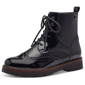 s.Oliver Damen Schnürstiefel ohne Absatz mit Reißverschluss Vegan, Schwarz (Black), 41 EU s.Oliver Damen Schnürstiefel ohne Absatz mit Reißverschluss Vegan, Schwarz (Black), 41 EU