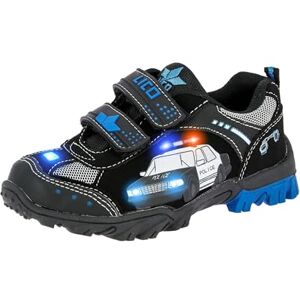 Lico Jungen Chief V Blinky Sneaker, Schwarz Royalblau Silber, 27 EU Lico Jungen Chief V Blinky Sneaker, Schwarz Royalblau Silber, 27 EU