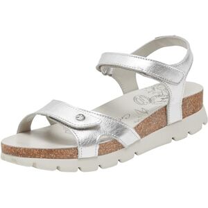 Panama Jack Damen Sulia Shine Flat Sandal, Plata B2, 38 EU Panama Jack Damen Sulia Shine Flat Sandal, Plata B2, 38 EU