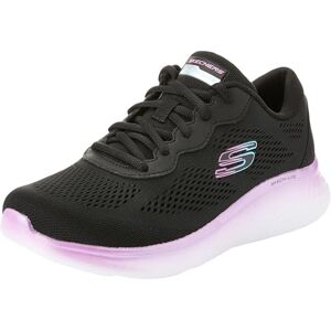 Skechers Damen, Schwarzes Netzgewebe mit violettem Besatz, 41 EU Skechers Damen, Schwarzes Netzgewebe mit violettem Besatz, 41 EU