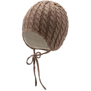 Sterntaler Strickmütze Zopfmuster Unisex Babymütze mit Ohrenklappen und Bindeband warme Kindermütze mit Zopfmuster und Baumwollfleece-Futter beige, Größe 41 Sterntaler Strickmütze Zopfmuster Unisex Babymütze mit Ohrenklappen und Bindeband warme Kindermütze mit Zopfmuster und Baumwollfleece-Futter beige, Größe 41
