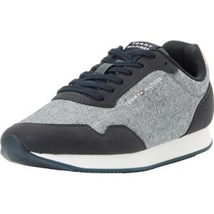 Tommy Hilfiger Herren Runner Sneaker Sportschuhe, Blau (Desert Sky), 46 Tommy Hilfiger Herren Runner Sneaker Sportschuhe, Blau (Desert Sky), 46