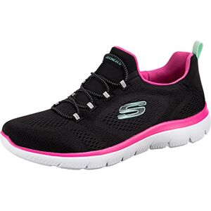 Skechers Damen Summits Perfect Views Turnschuhe, Black Mesh/Hot Pink Trim, 39 EU Skechers Damen Summits Perfect Views Turnschuhe, Black Mesh/Hot Pink Trim, 39 EU