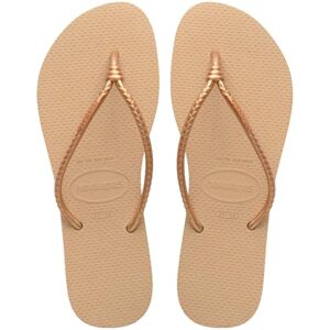 Havaianas Slim Tube Damen FlipFlop Golden 35 EU Havaianas Slim Tube Damen FlipFlop Golden 35 EU