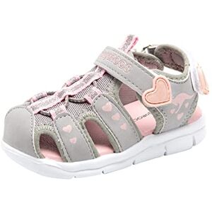 KangaROOS Unisex Kinder K-mini Sandalen, Rosa Grau, 22 EU KangaROOS Unisex Kinder K-mini Sandalen, Rosa Grau, 22 EU