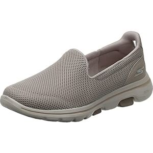 Skechers Damen Go Walk 5 Sneaker, Taupe Textile Trim, 40.5 EU Weit Skechers Damen Go Walk 5 Sneaker, Taupe Textile Trim, 40.5 EU Weit