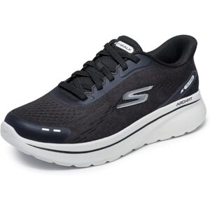 Skechers Herren Go Walk Arch Fit N-Joy Nobend Slip-InTurnschuhe, Black Textile/White Trim, 42.5 EU Skechers Herren Go Walk Arch Fit N-Joy Nobend Slip-InTurnschuhe, Black Textile/White Trim, 42.5 EU
