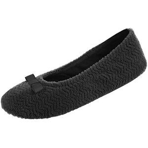 Isotoner Feuchtigkeitsableitende und Wildledersohle für Komfort für Damen, Ballerinas, Schwarz, 38/39 EU Isotoner Feuchtigkeitsableitende und Wildledersohle für Komfort für Damen, Ballerinas, Schwarz, 38/39 EU