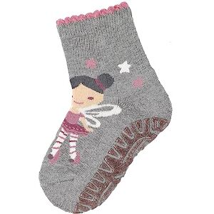 Sterntaler Glitzer Flitzer AIR Fee Mädchen Fliesen Flitzer Stoppersocken mit Innenfrottee im Sohlenbereich Baby und Kinder Strümpfe mit Glitzer Anti-Rutsch-Sohle, silber melange, Größe 28 Sterntaler Glitzer Flitzer AIR Fee Mädchen Fliesen Flitzer Stoppersocken mit Innenfrottee im Sohlenbereich Baby und Kinder Strümpfe mit Glitzer Anti-Rutsch-Sohle, silber melange, Größe 28