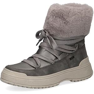 CAPRICE Damen Winterstiefeletten zum Schnüren Gefüttert Fell Weite G, Grau (Dk Grey Comb), 41 EU CAPRICE Damen Winterstiefeletten zum Schnüren Gefüttert Fell Weite G, Grau (Dk Grey Comb), 41 EU