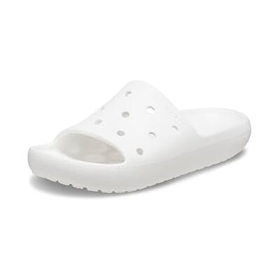 Crocs Unisex Classic Slide V2 Slide, Weiß, 39/40 EU Crocs Unisex Classic Slide V2 Slide, Weiß, 39/40 EU
