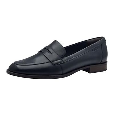 Tamaris Damen Loafer flach Leder, blau, 37 EU Tamaris Damen Loafer flach Leder, blau, 37 EU