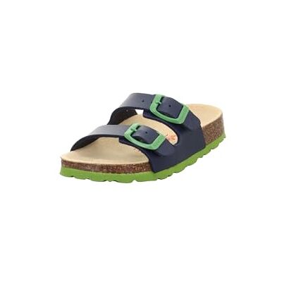 Superfit Jungen Fussbettpantoffel Hausschuhe 1-800111 Pantoffeln, Blau Grün 8210, 35 EU Superfit Jungen Fussbettpantoffel Hausschuhe 1-800111 Pantoffeln, Blau Grün 8210, 35 EU