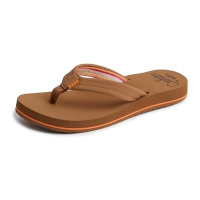 Reef Zehensandale Damen Cushion Breeze, Tan/Smoothie, EU 37.5 Reef Zehensandale Damen Cushion Breeze, Tan/Smoothie, EU 37.5