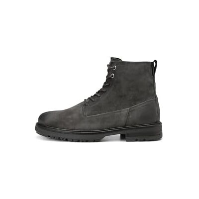 Marc O' Polo Marc OߴPolo Herren Boots aus Leder zum Schnüren, Grau (Dark Graphite), 44 Marc O' Polo Marc OߴPolo Herren Boots aus Leder zum Schnüren, Grau (Dark Graphite), 44